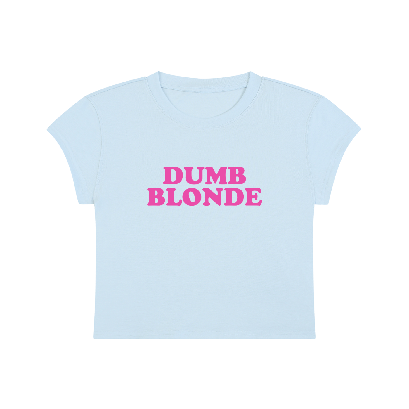 Dumb Blonde Cropped T-Shirt