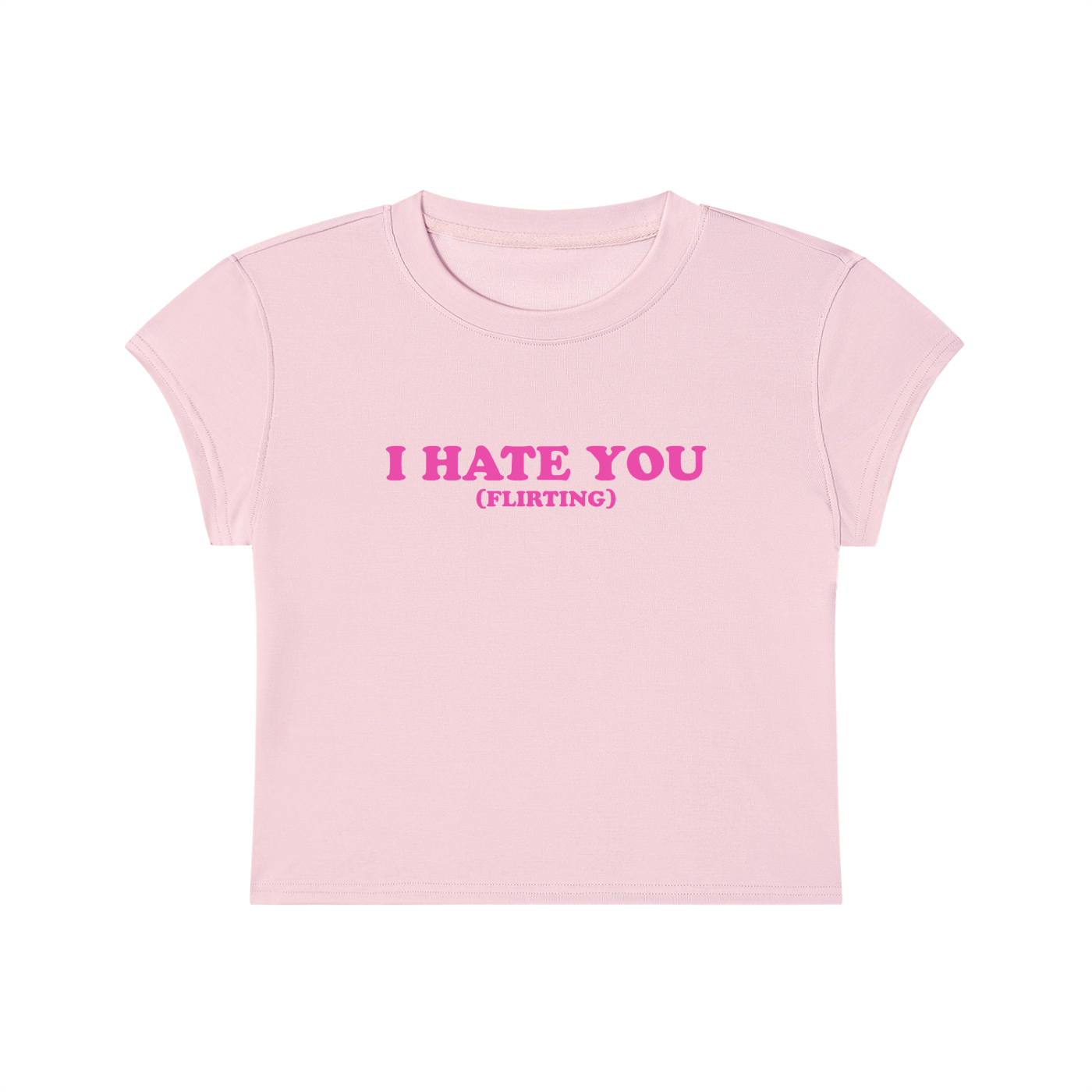 I Hate You (Flirting) Cropped T-Shirt