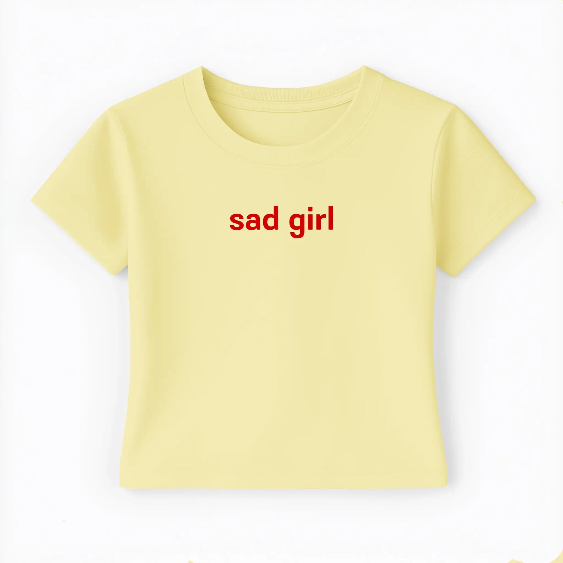 sad girl Baby Tee - Lolita Sinz