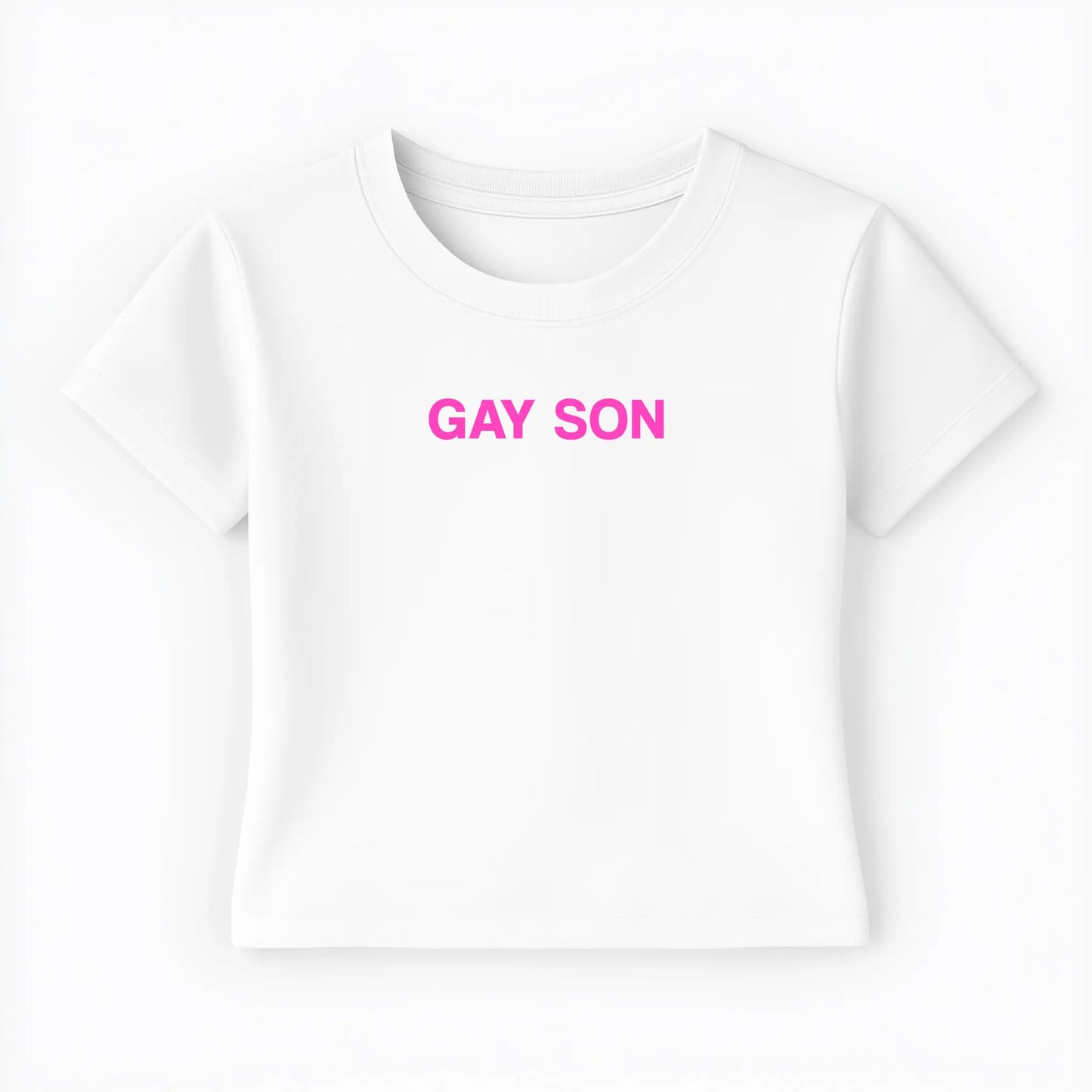 gay son Baby Tee - Lolita Sinz