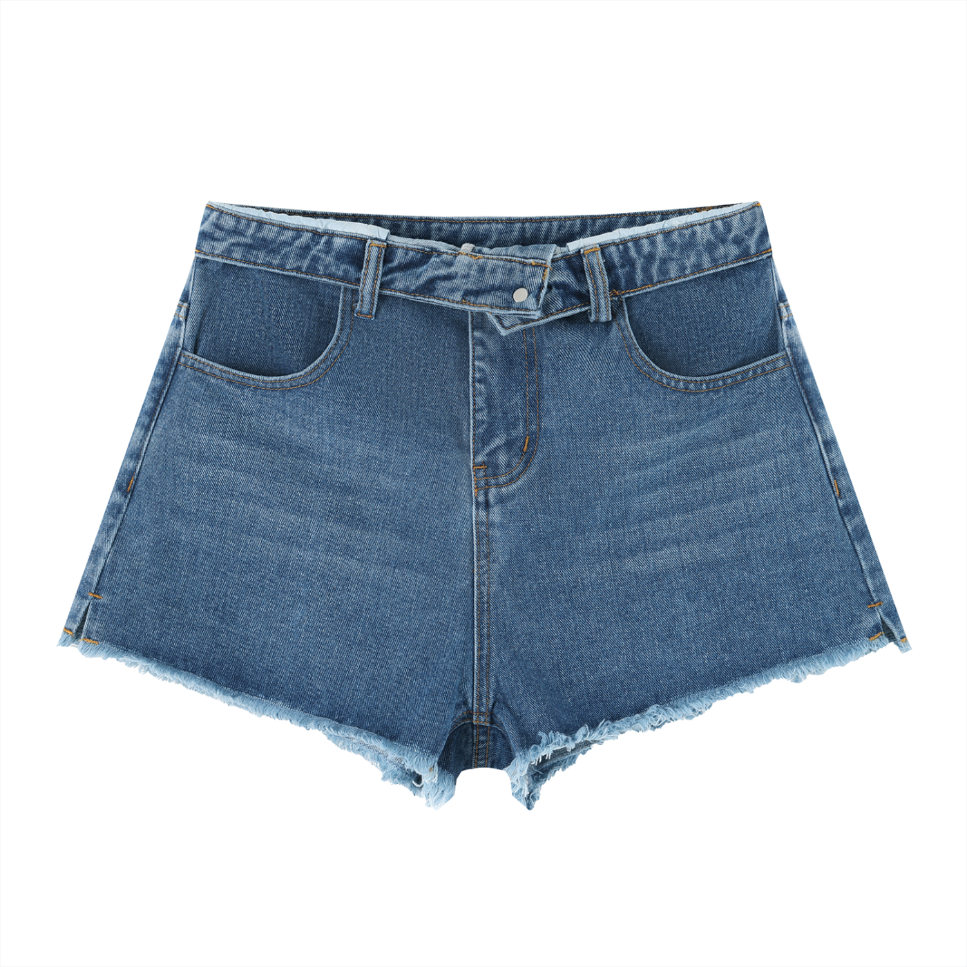 Women’s Vintage Wash High Rise Denim Shorts