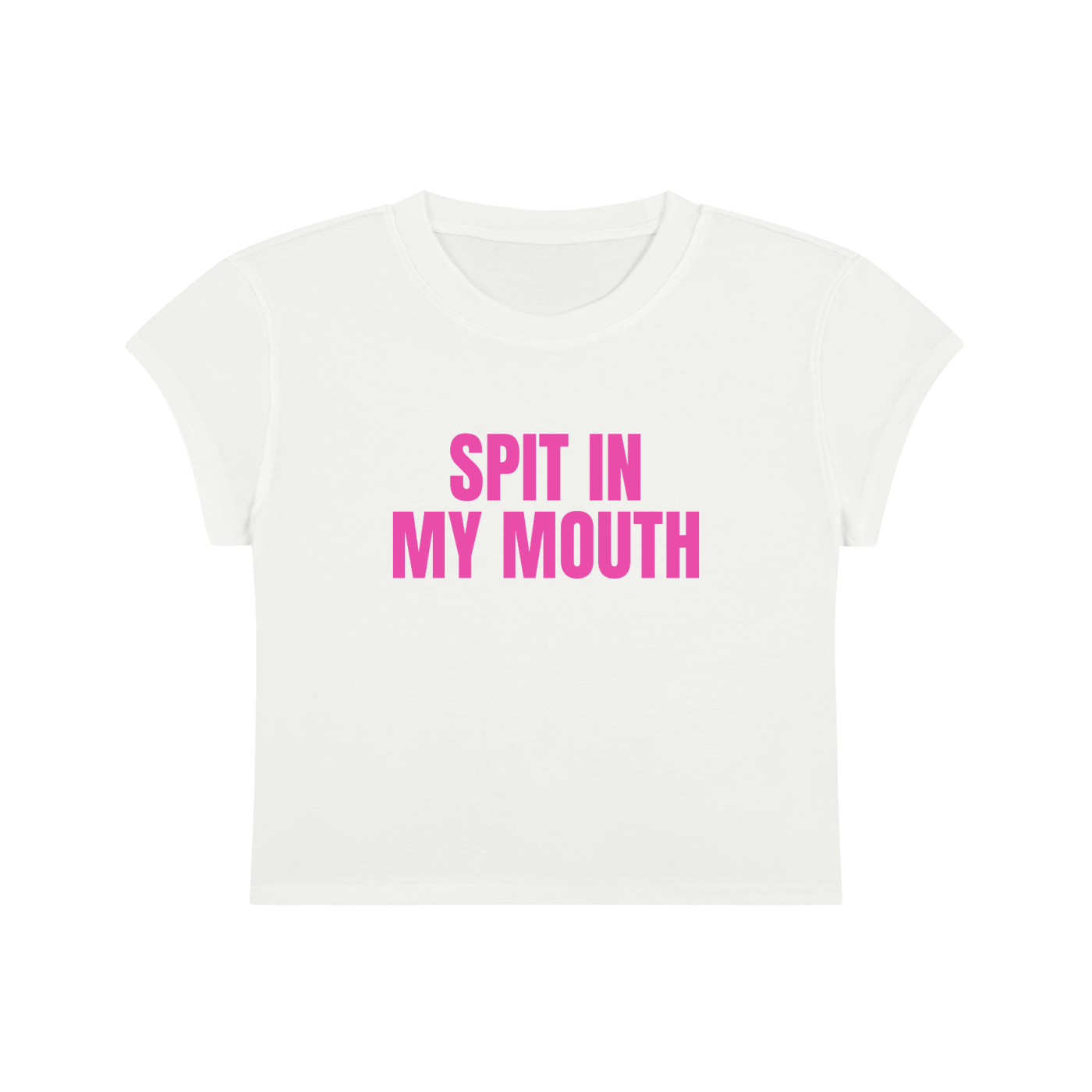 Spit In My Mouth Cropped T-Shirt