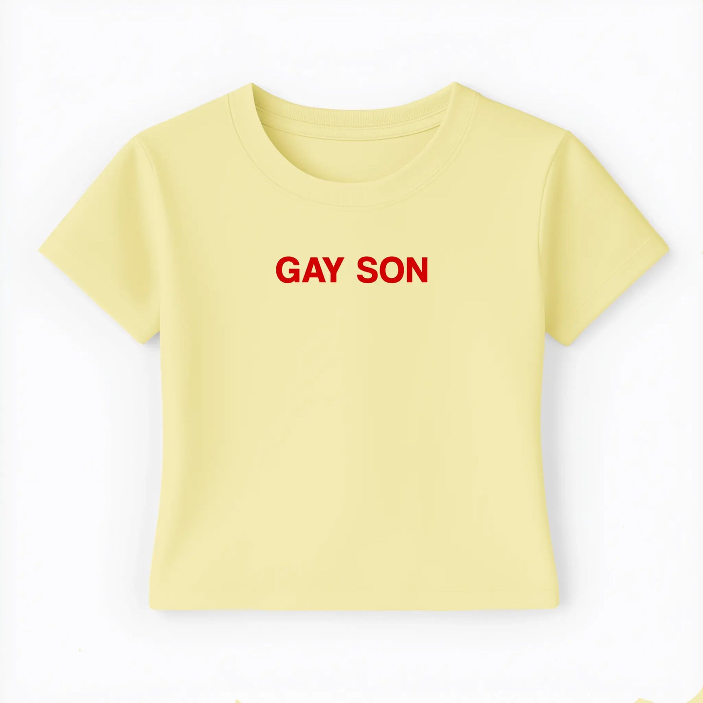 gay son Baby Tee - Lolita Sinz