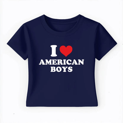 I love american boys Baby Tee Lolita Sinz Mein Shop