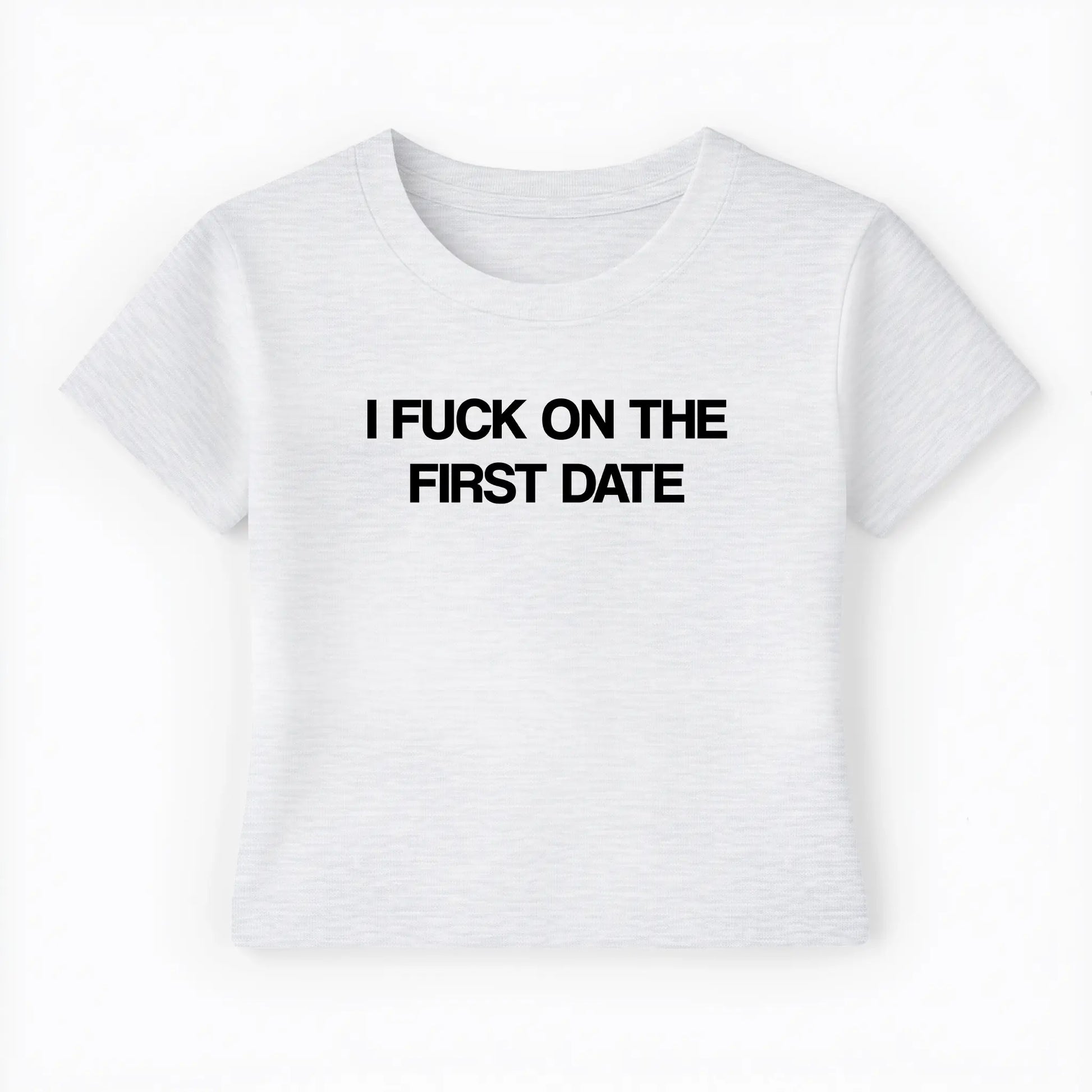 I fuck on the first date Baby Tee - Lolita Sinz