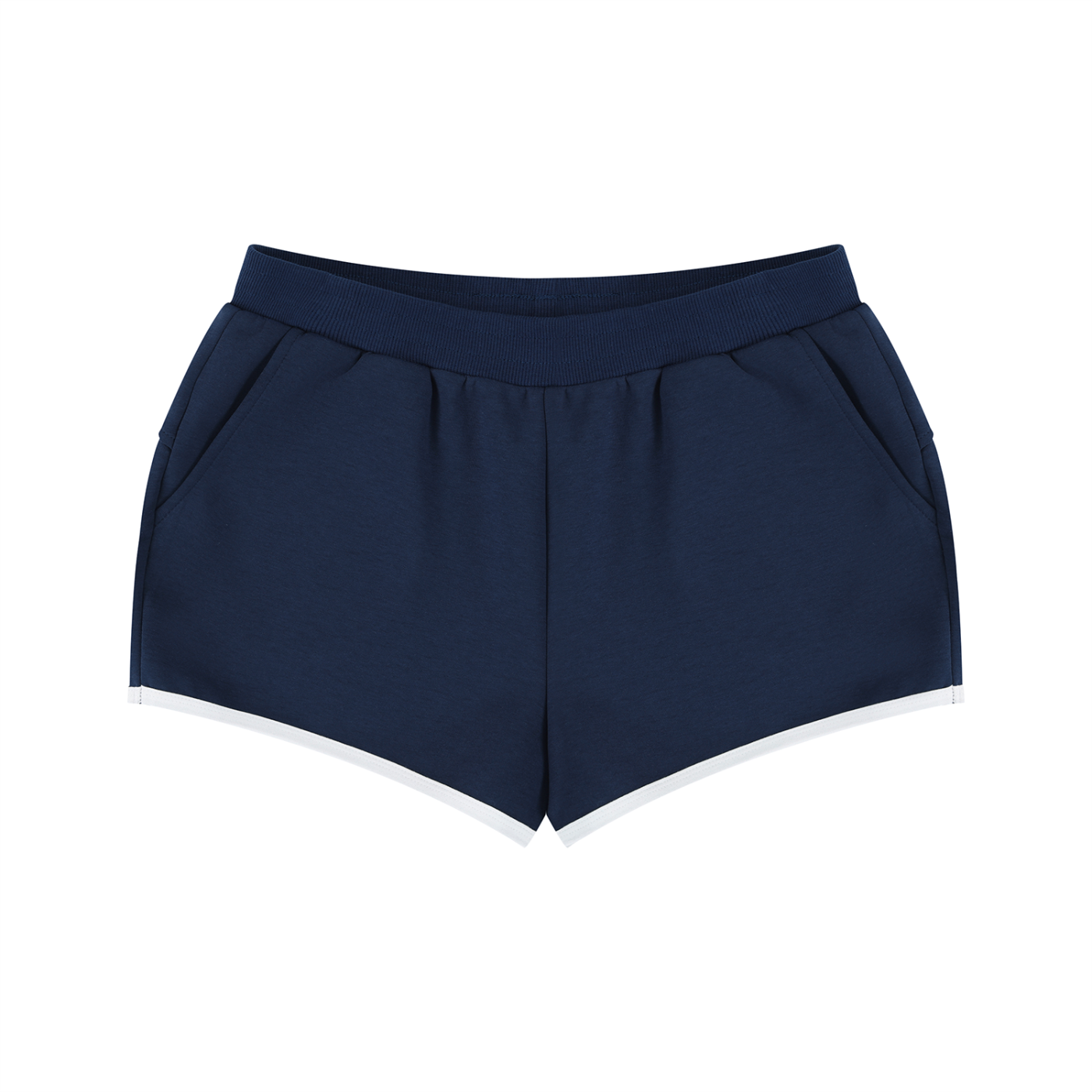 Women's Retro Contrast Binding Shorts
