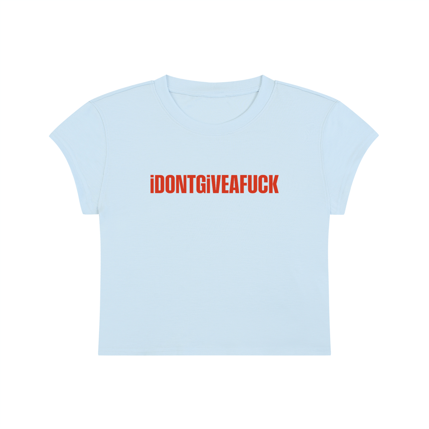 I Don't Give A Fuck Cropped T-Shirt
