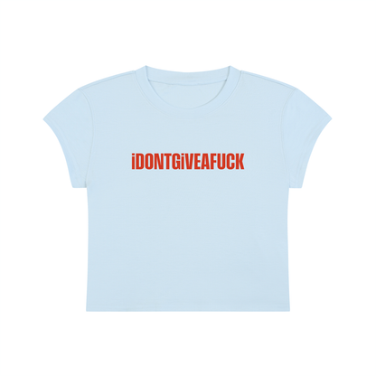 I Don't Give A Fuck Cropped T-Shirt