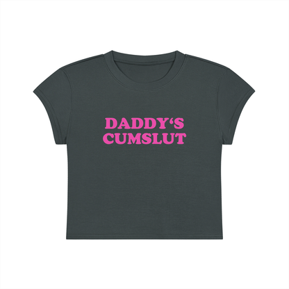 Daddy's Cumslut Cropped T-Shirt