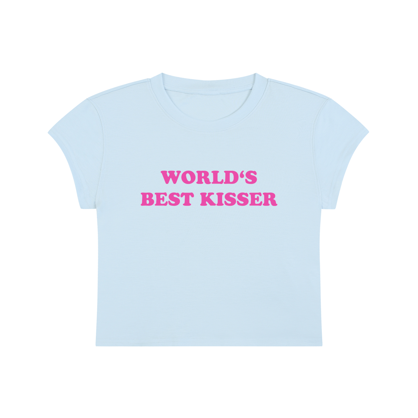 World's Best Kisser Cropped T-Shirt