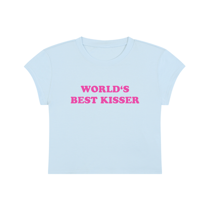 World's Best Kisser Cropped T-Shirt