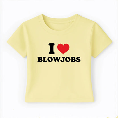 I love blowjobs Baby Tee Lolita Sinz Mein Shop