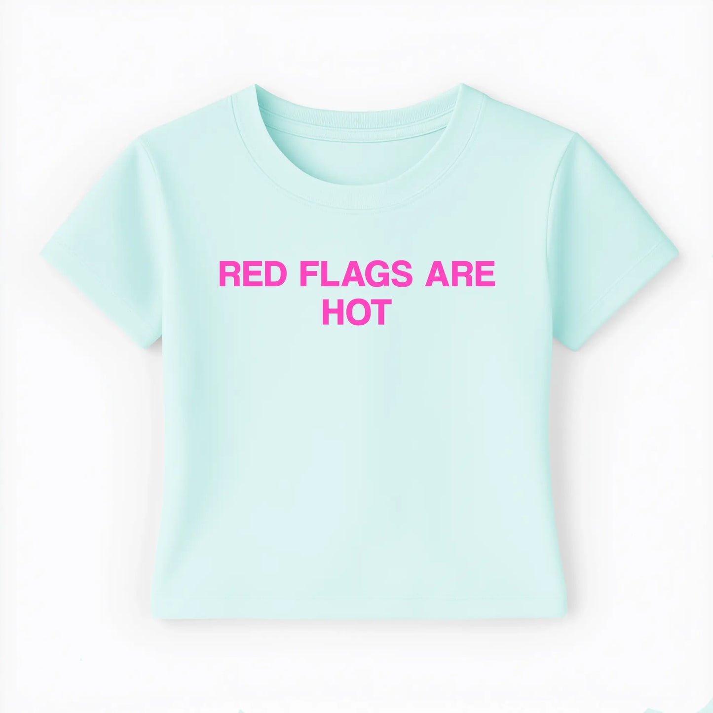 red flags are hot Baby Tee - Lolita Sinz