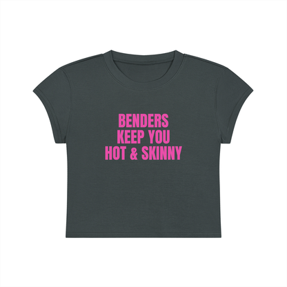 Benders Keep You Hot Andy Skinny Cropped T-Shirt