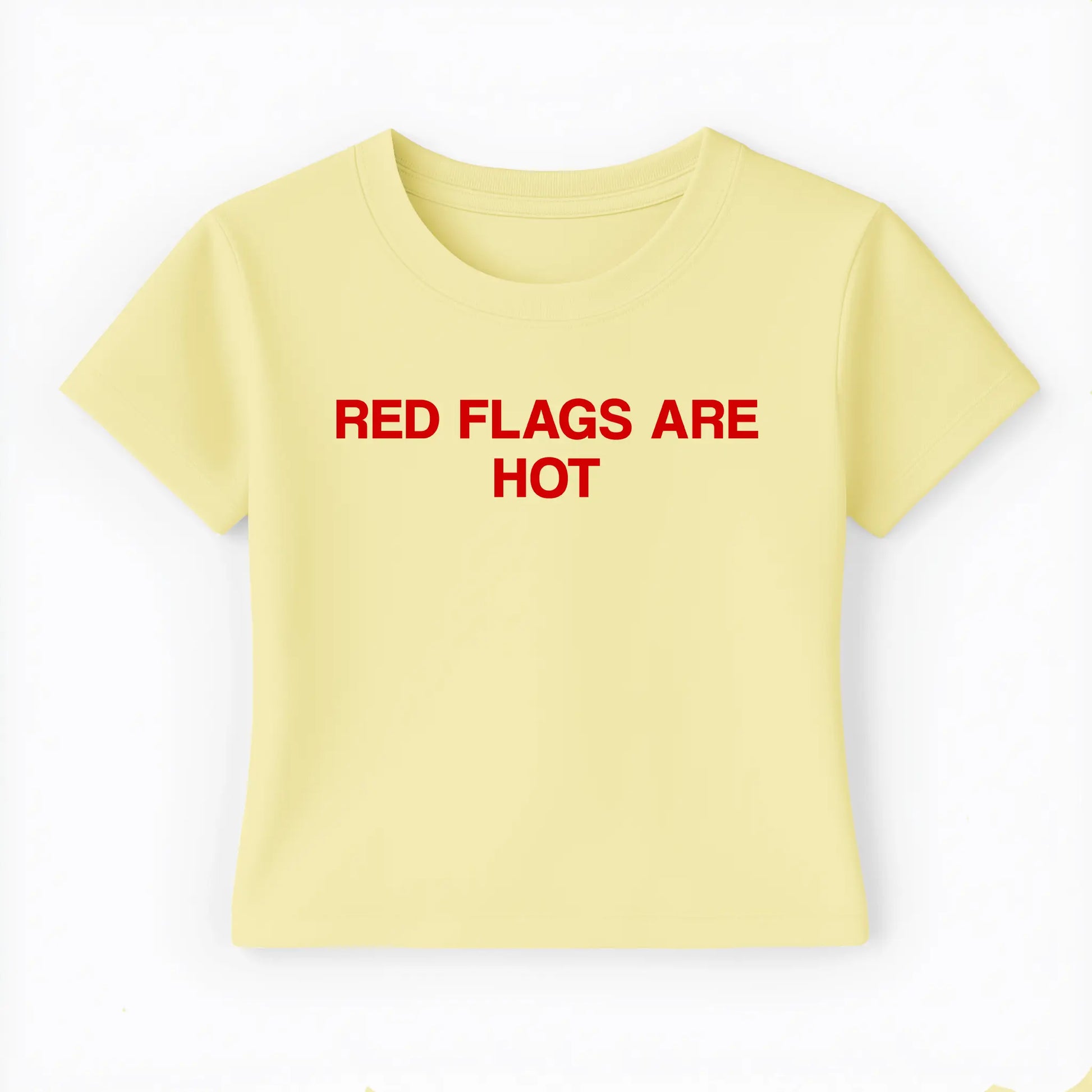 red flags are hot Baby Tee - Lolita Sinz