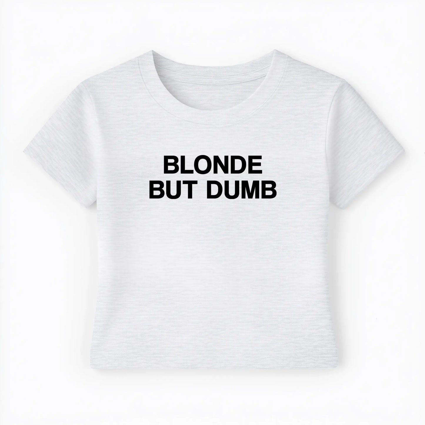 blonde but dumb Baby Tee - Lolita Sinz