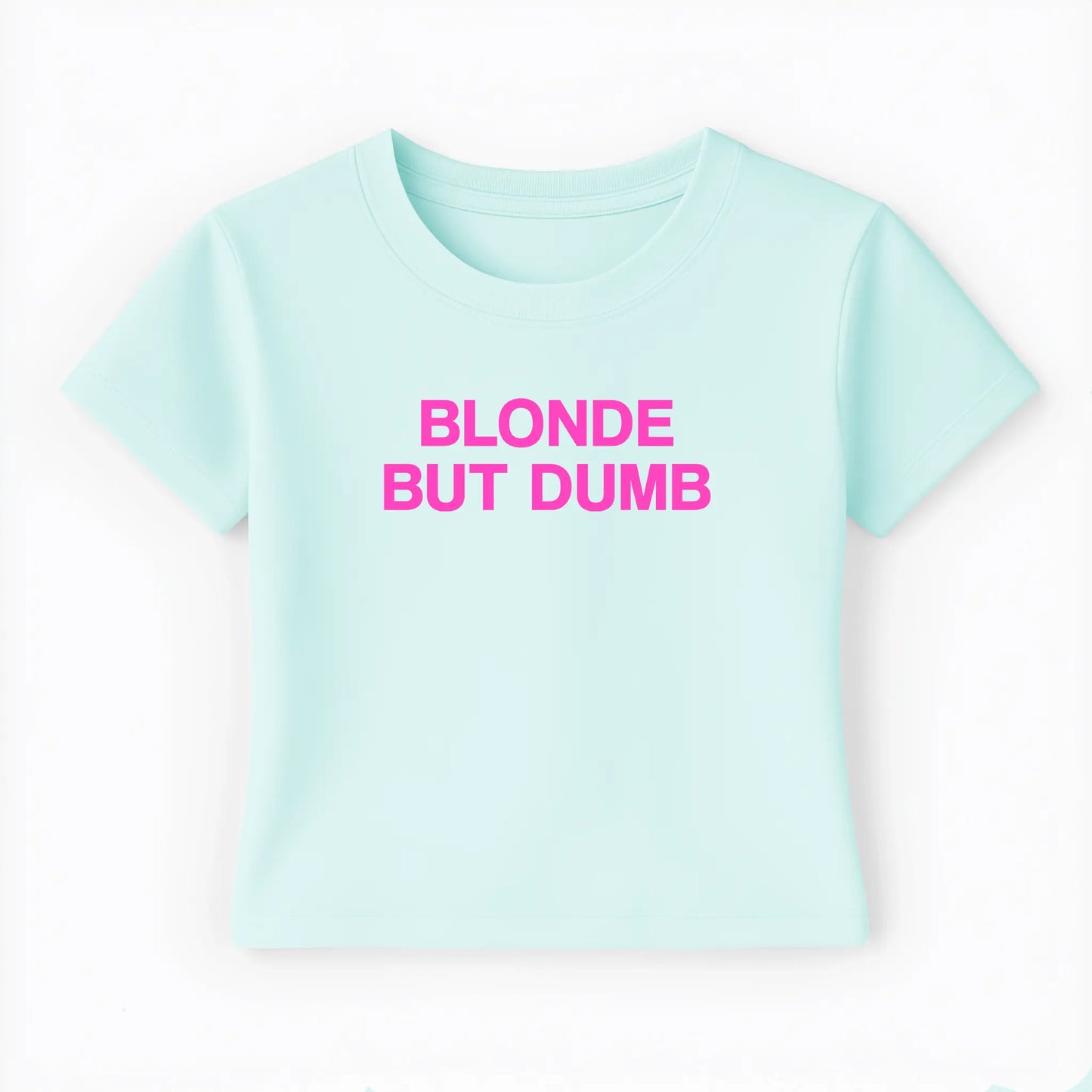 blonde but dumb Baby Tee - Lolita Sinz