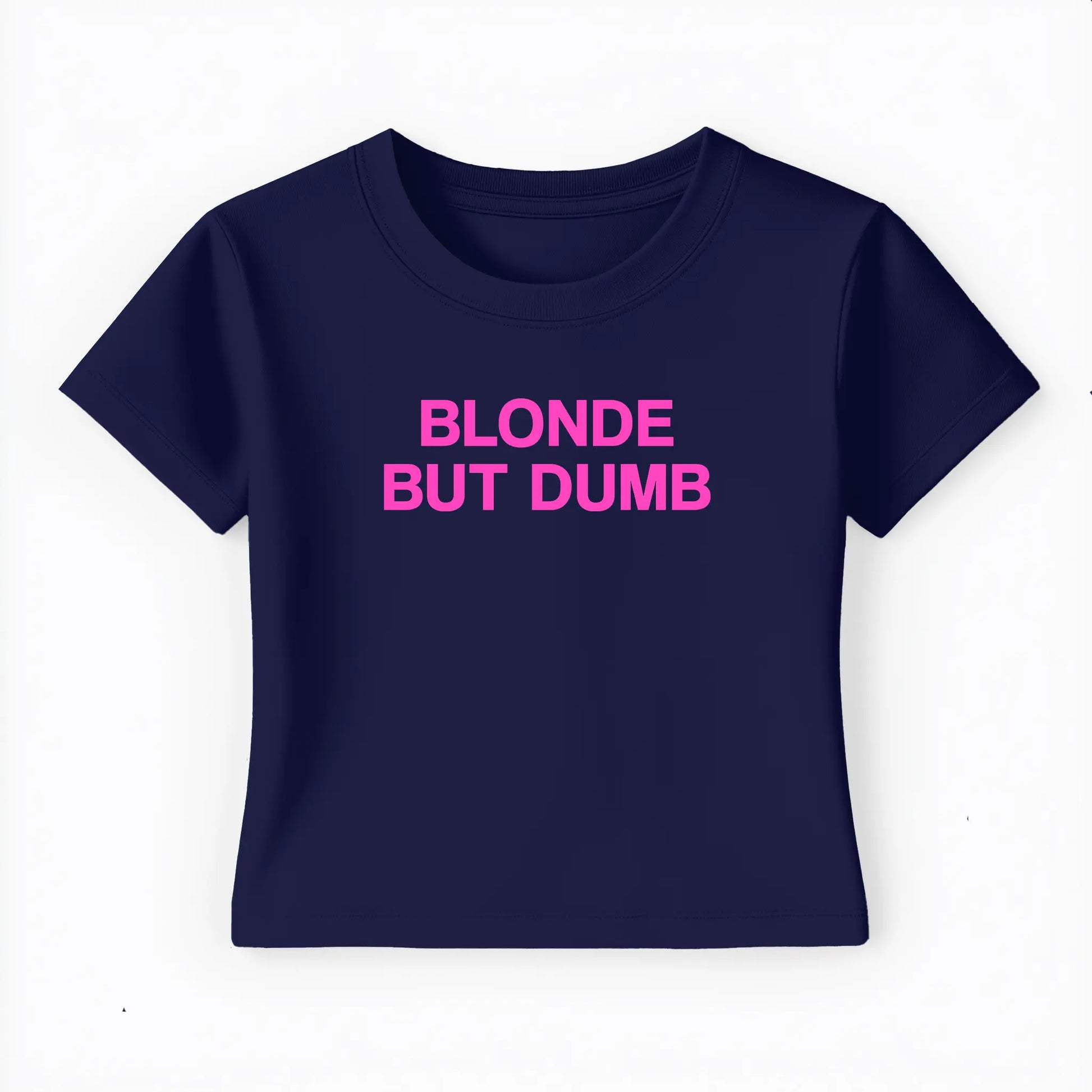 blonde but dumb Baby Tee - Lolita Sinz
