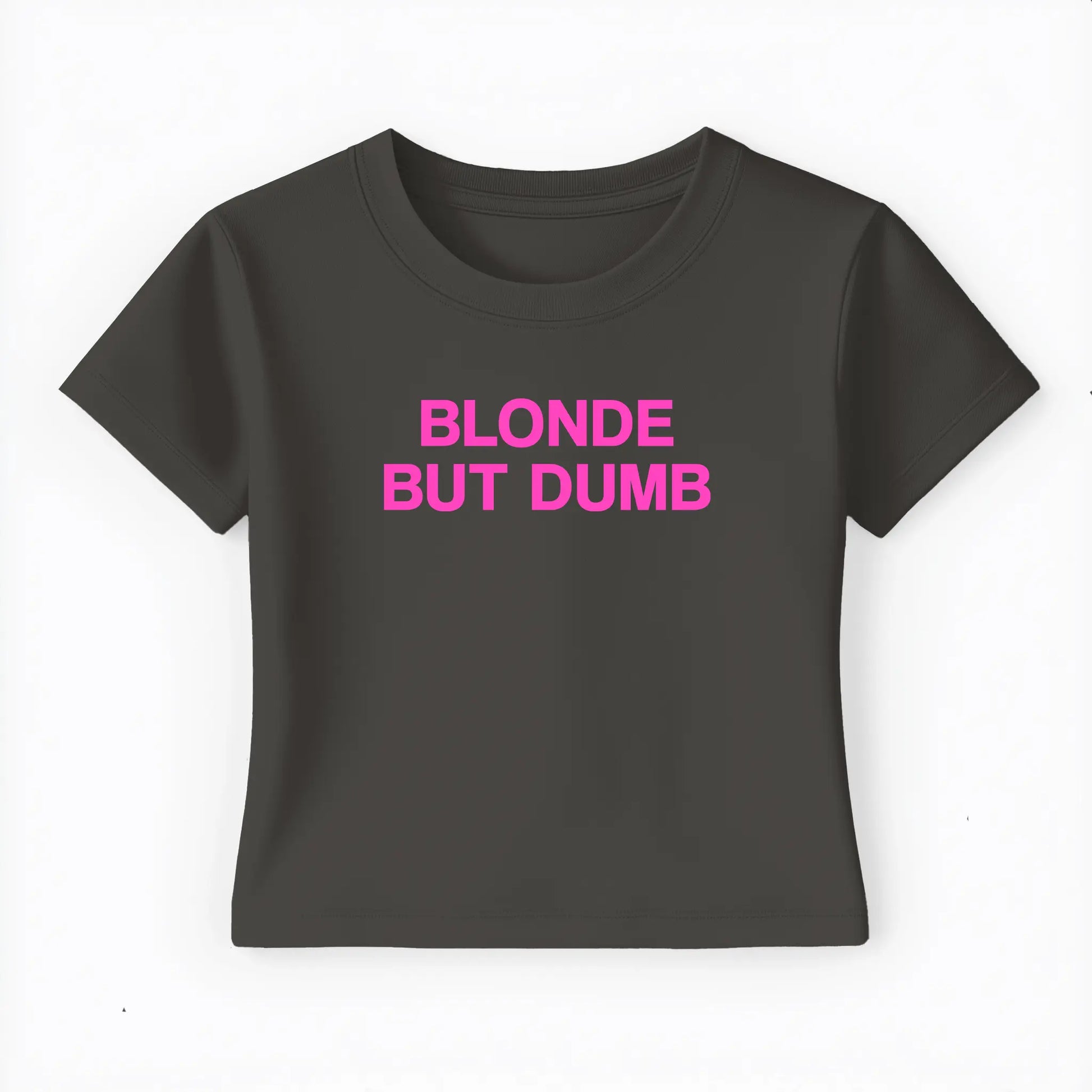 blonde but dumb Baby Tee - Lolita Sinz