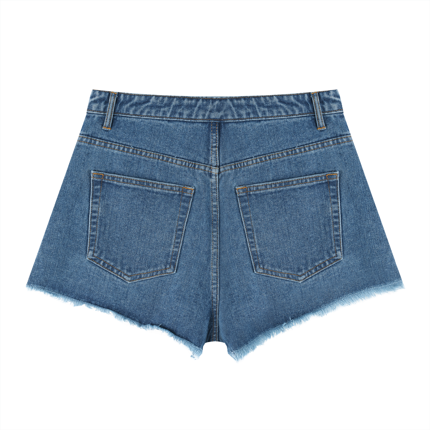 Women’s Vintage Wash High Rise Denim Shorts