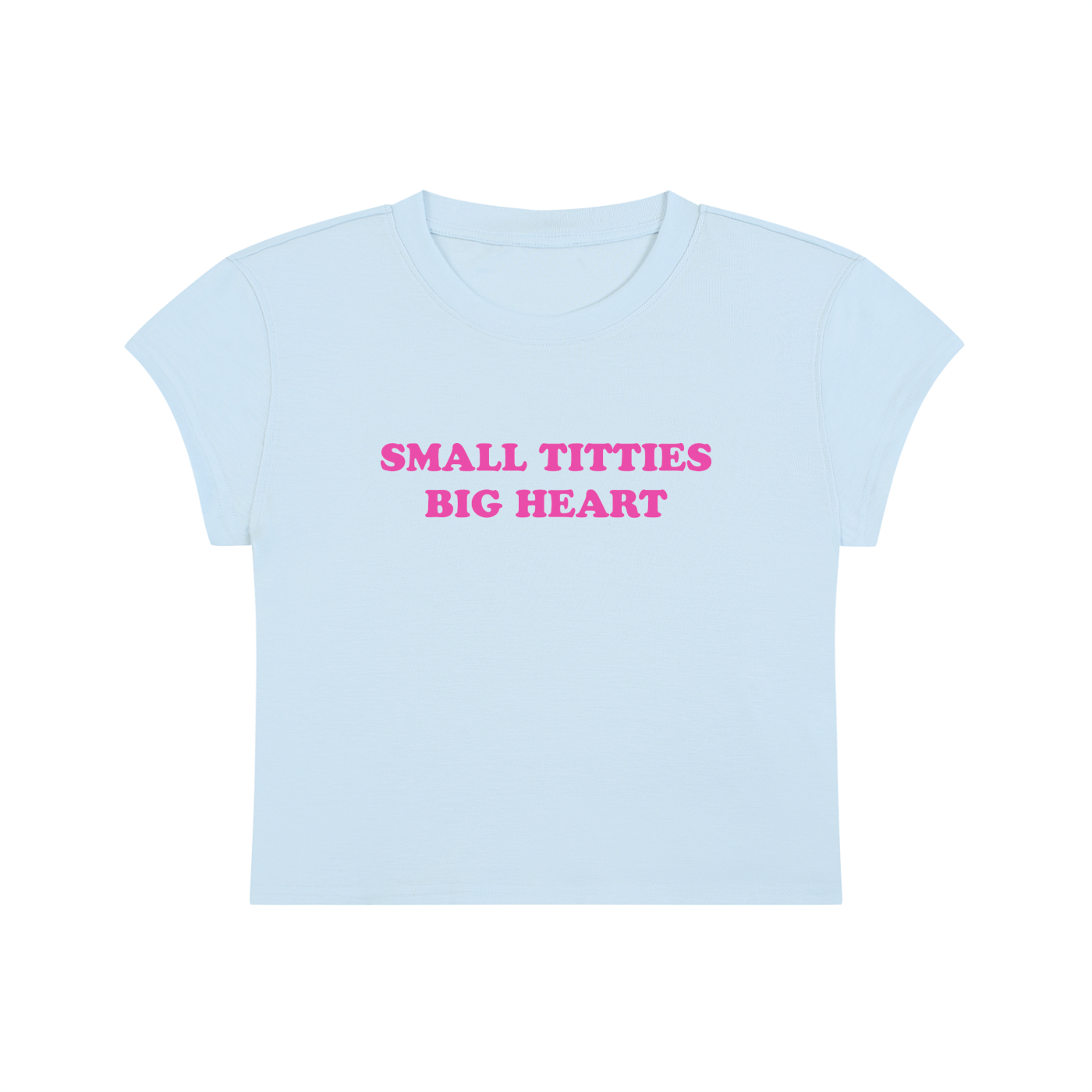 Small Titties Big Heart Cropped T-Shirt