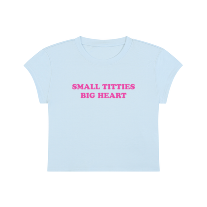 Small Titties Big Heart Cropped T-Shirt