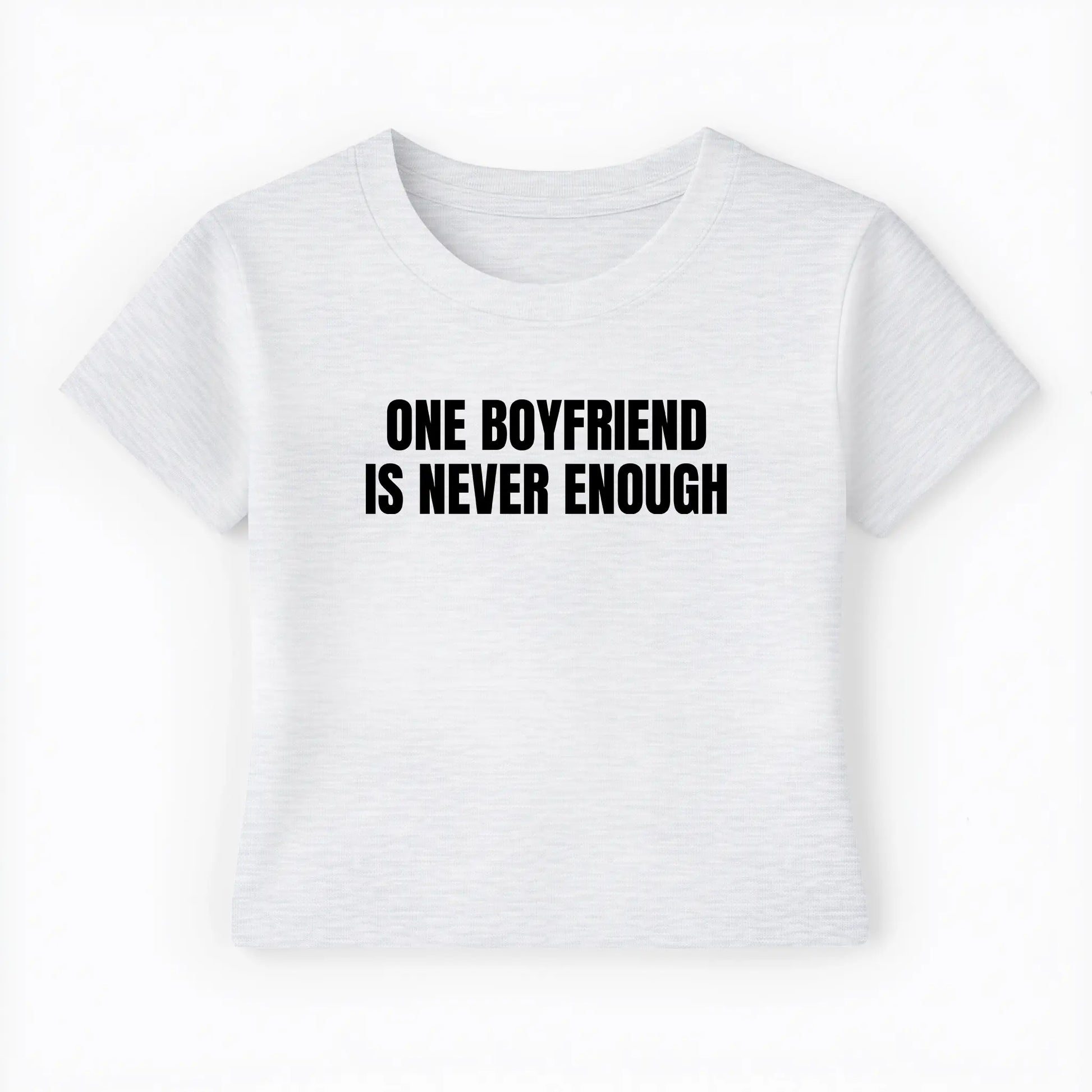 one boyfriend is never enough Baby Tee - Lolita Sinz