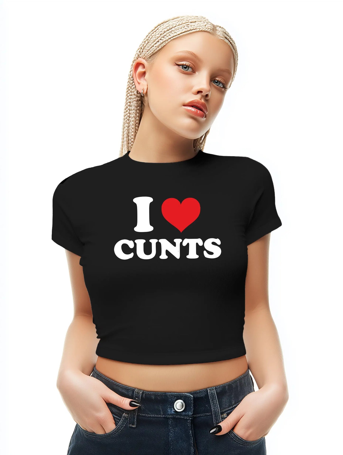 I love cunts Baby Tee - Lolita Sinz