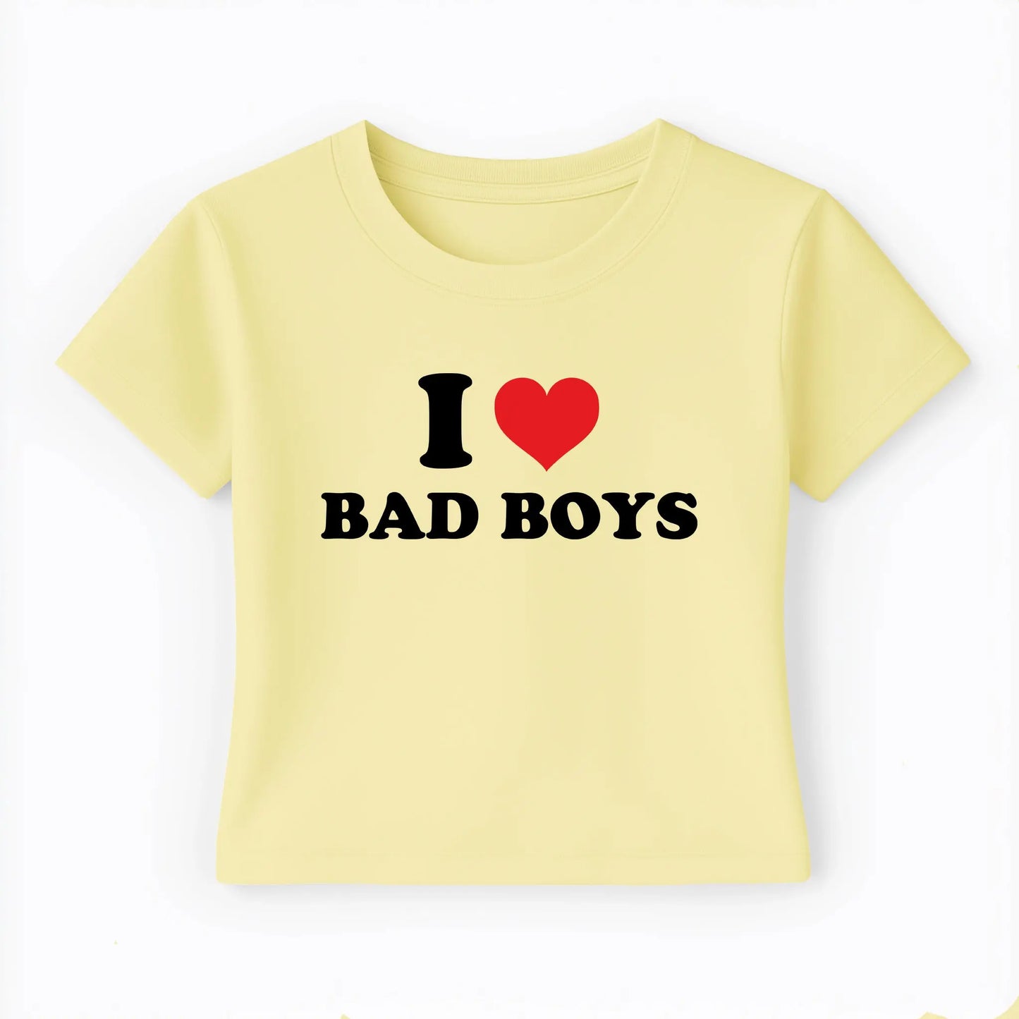 I love bad boys Baby Tee Lolita Sinz Mein Shop