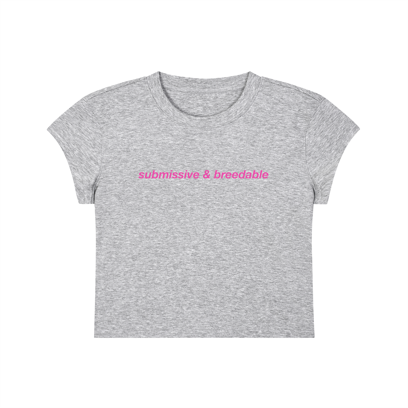 Submissive And Breedable Cropped T-Shirt