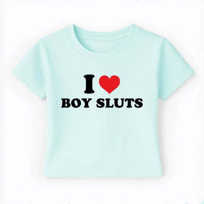 I love boy sluts Baby Tee Lolita Sinz Mein Shop