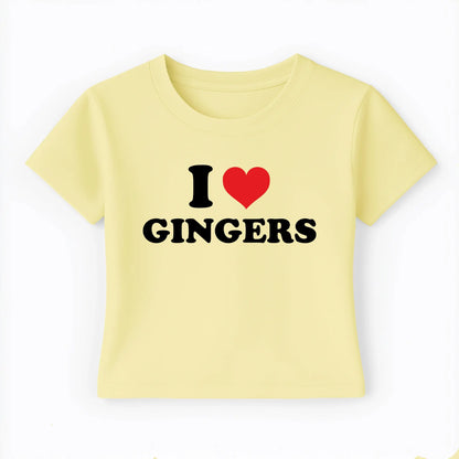 I love gingers Baby Tee Lolita Sinz Mein Shop