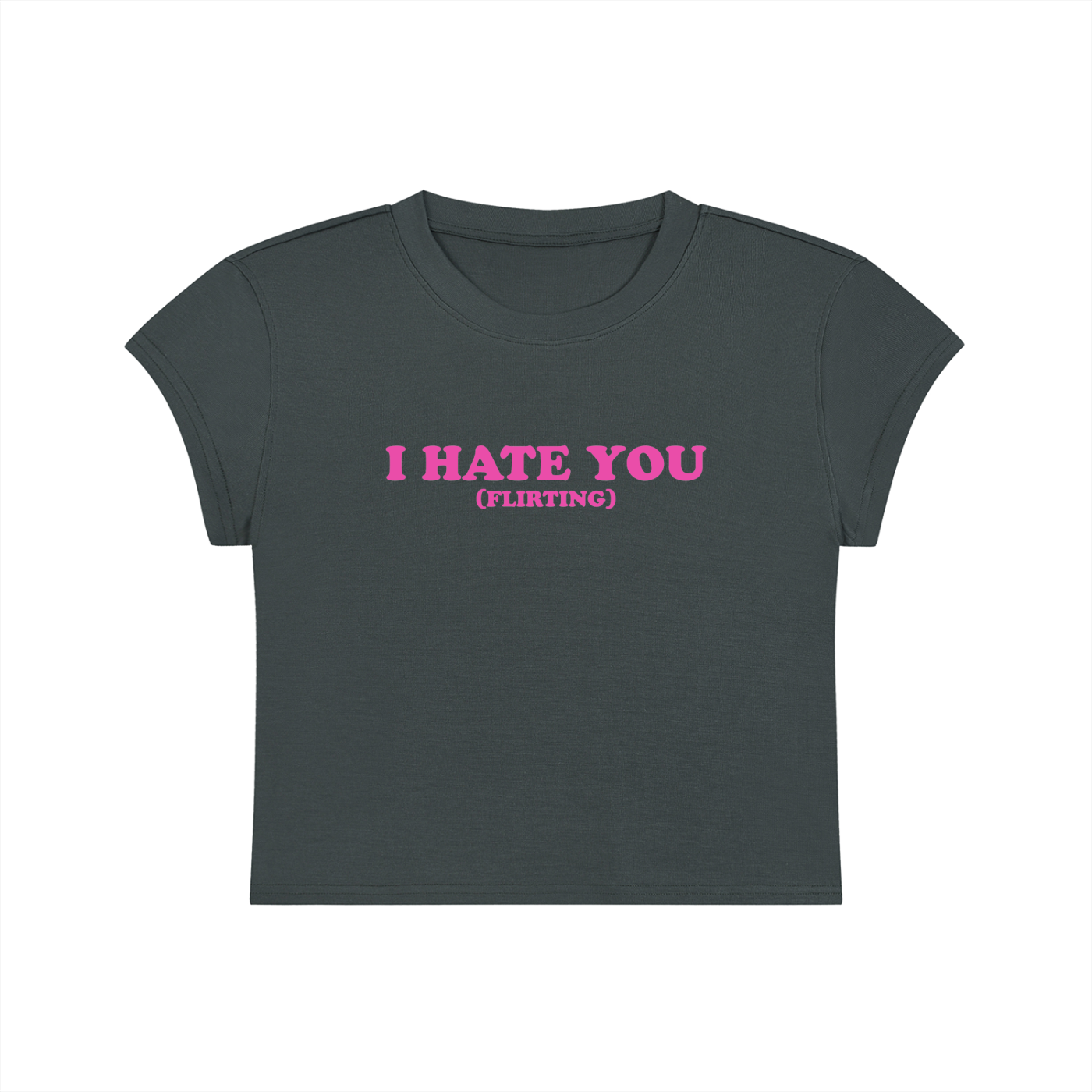 I Hate You (Flirting) Cropped T-Shirt