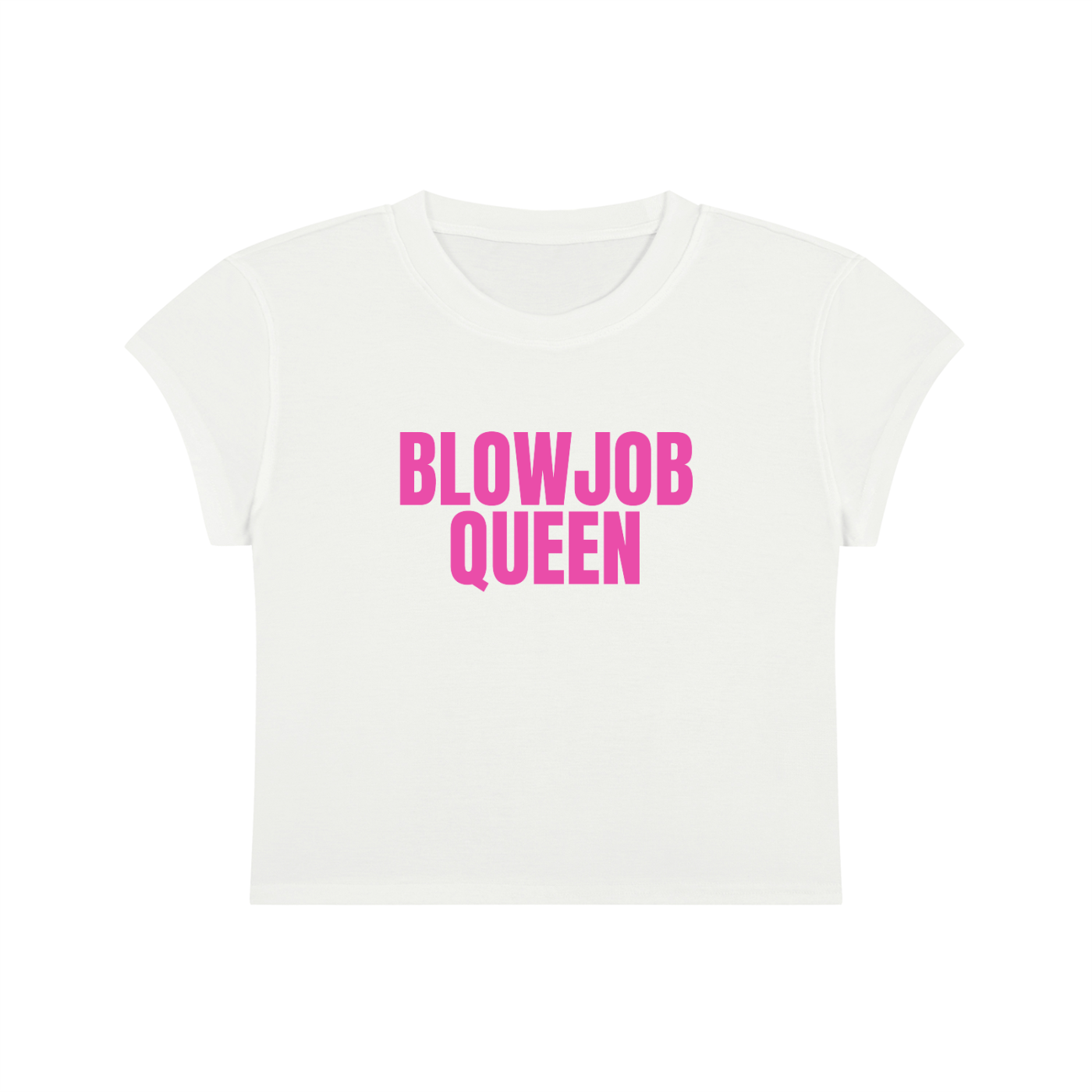 Blowjob Queen Cropped T-Shirt