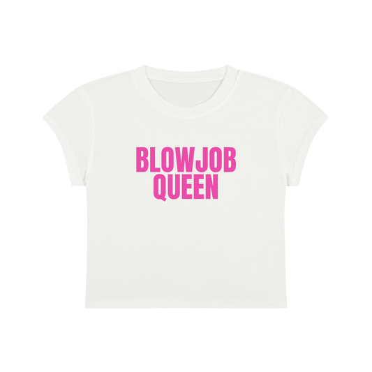 Blowjob Queen Cropped T-Shirt
