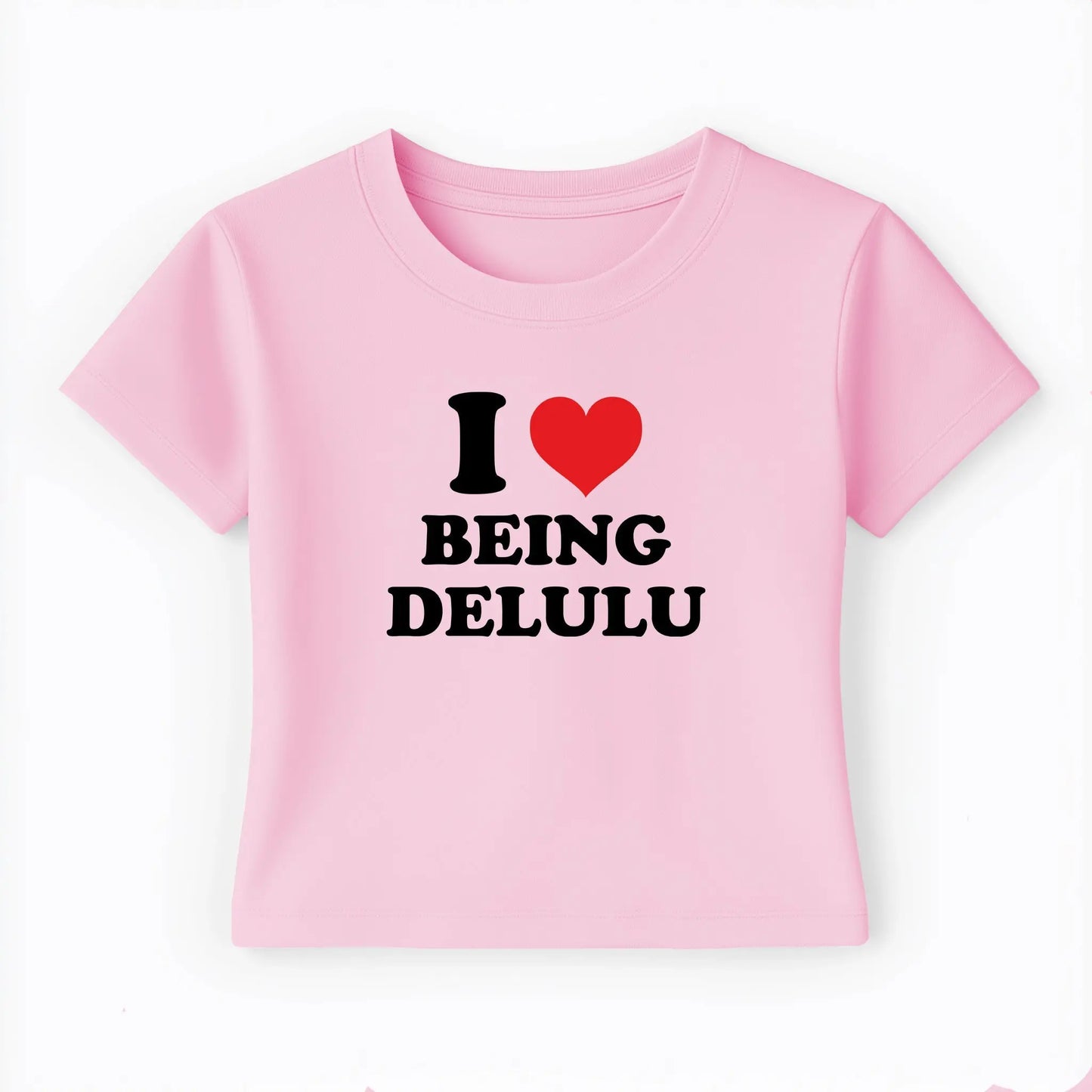 I love being delulu Baby Tee Lolita Sinz Mein Shop