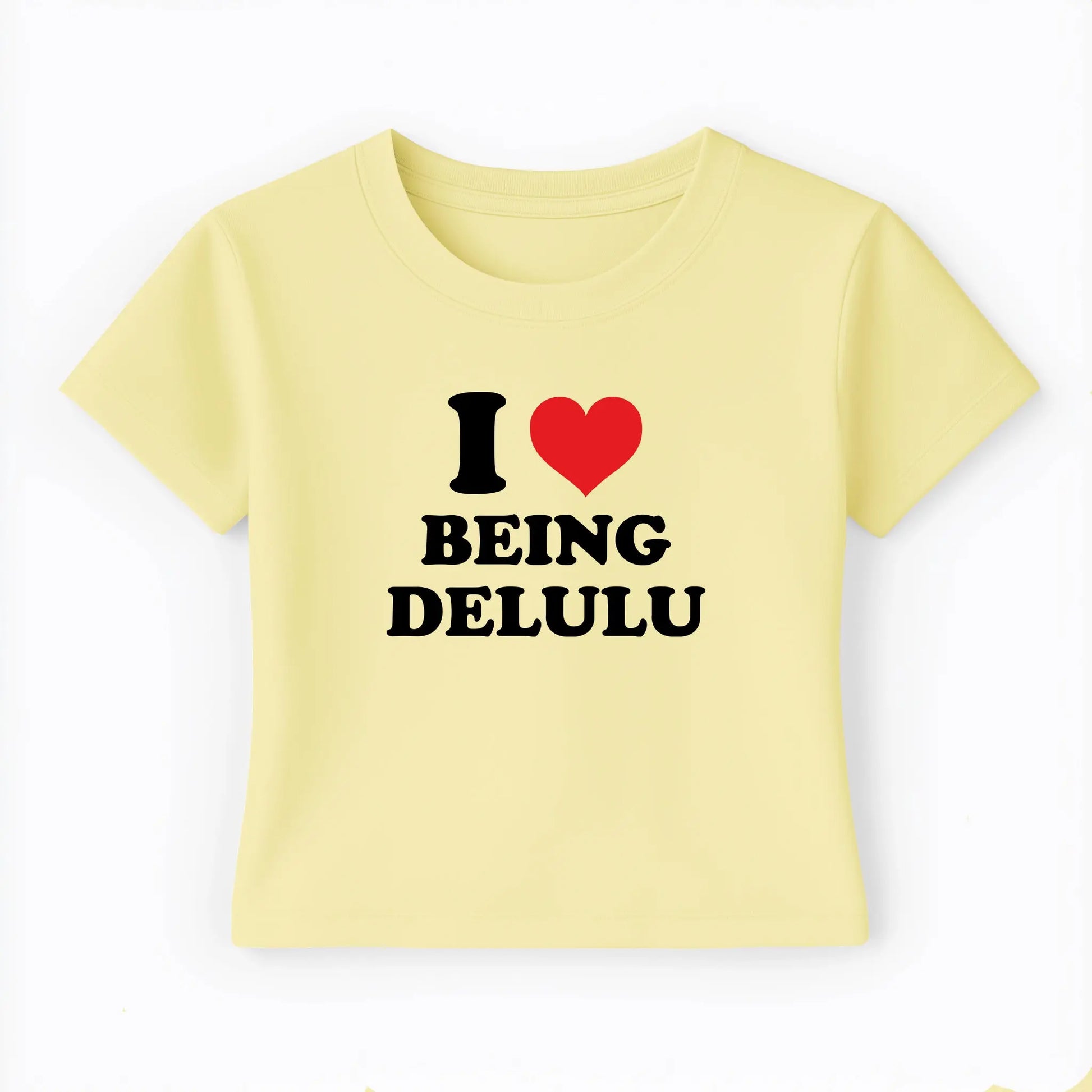 I love being delulu Baby Tee Lolita Sinz Mein Shop