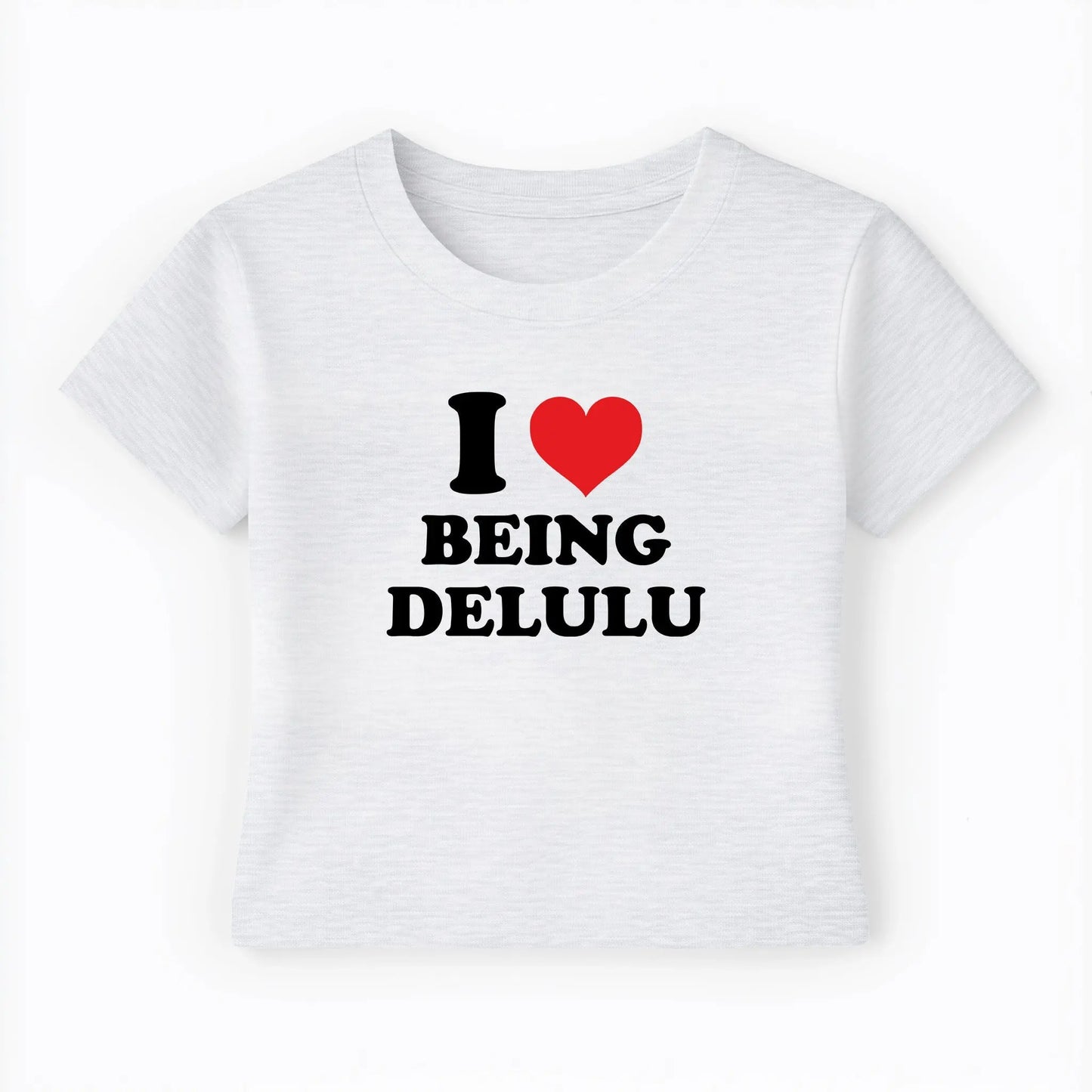 I love being delulu Baby Tee Lolita Sinz Mein Shop