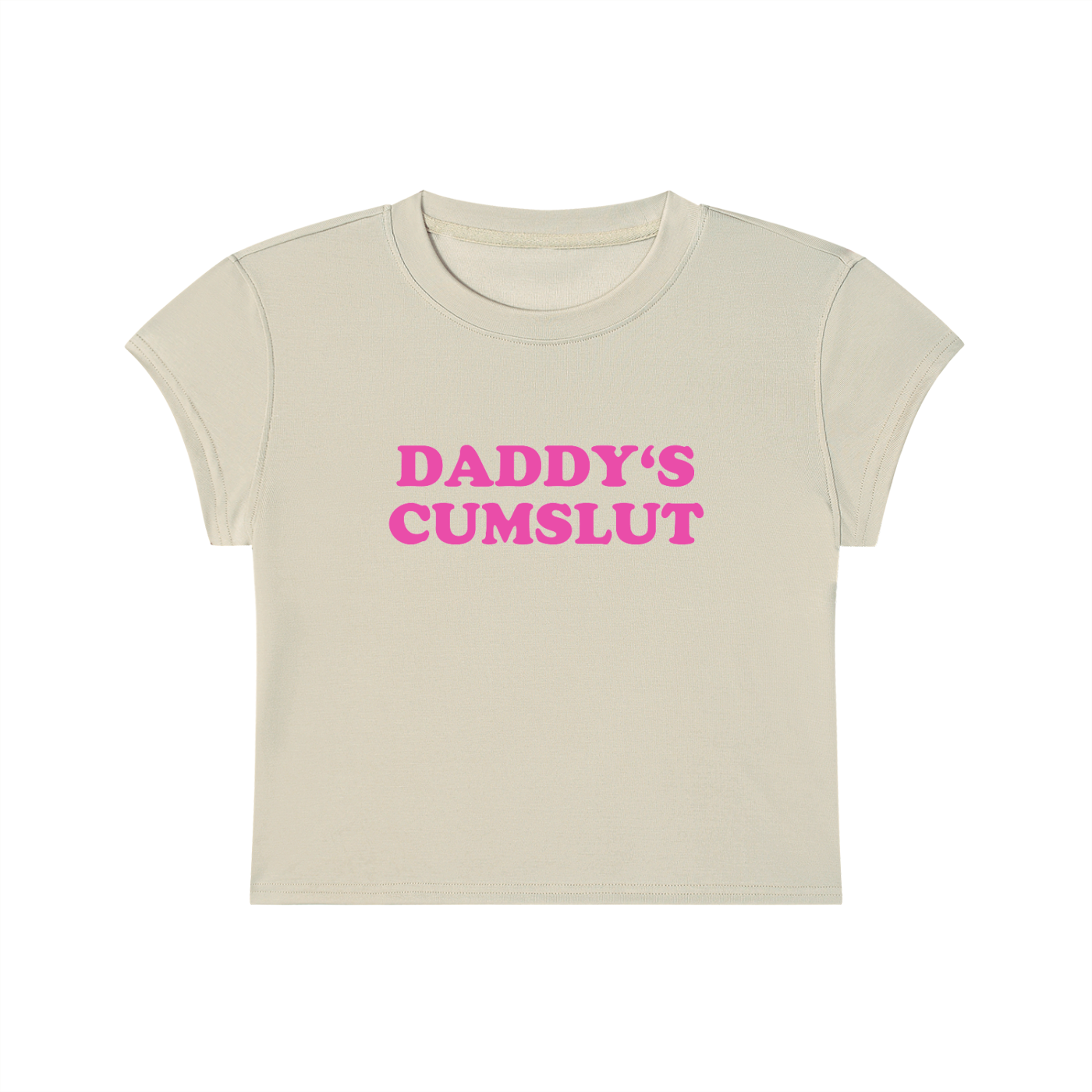 Daddy's Cumslut Cropped T-Shirt