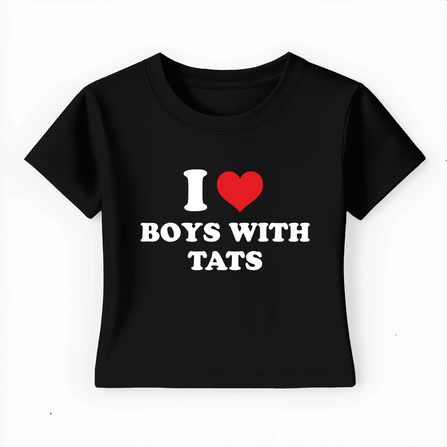 I love boys with tats Baby Tee Lolita Sinz Mein Shop