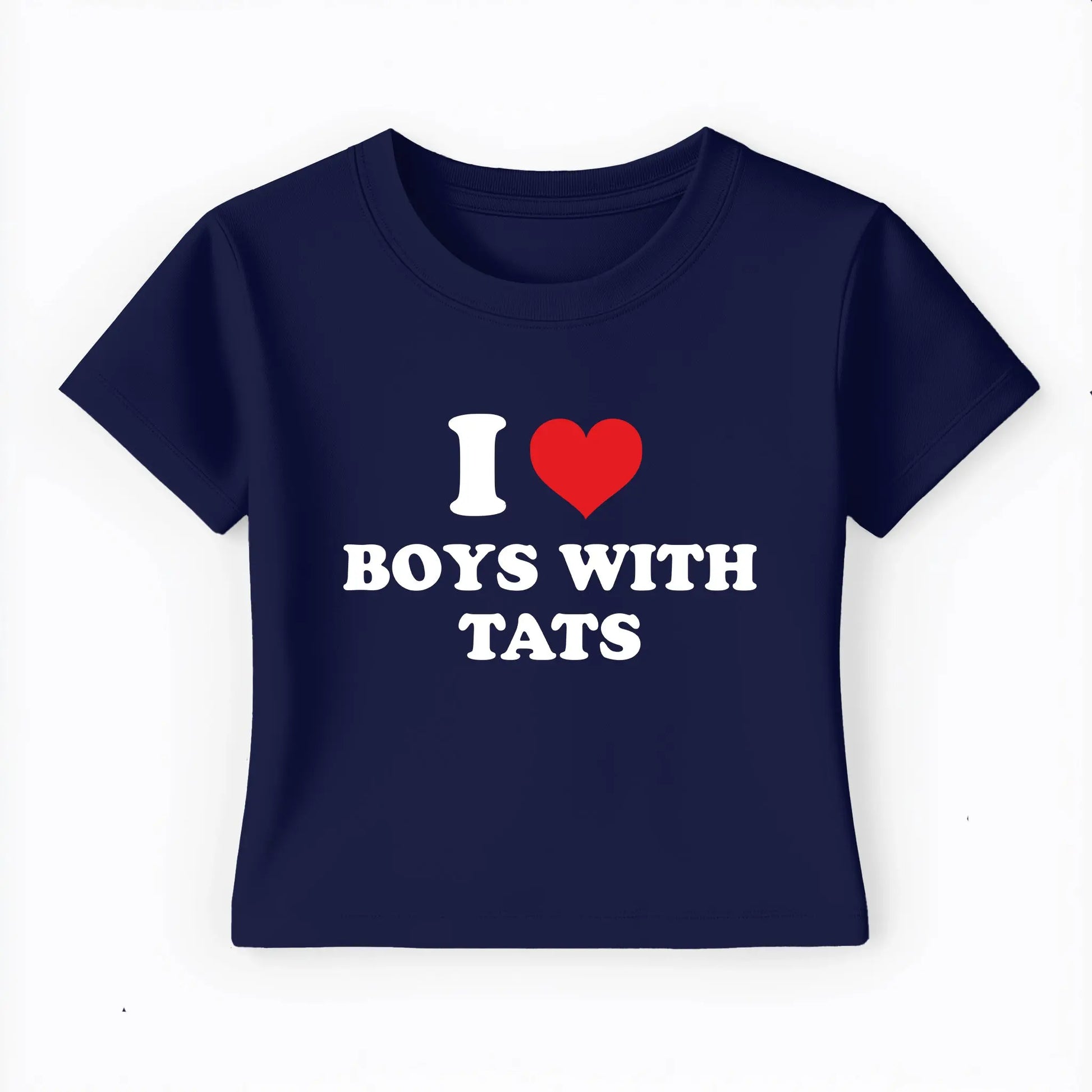 I love boys with tats Baby Tee Lolita Sinz Mein Shop