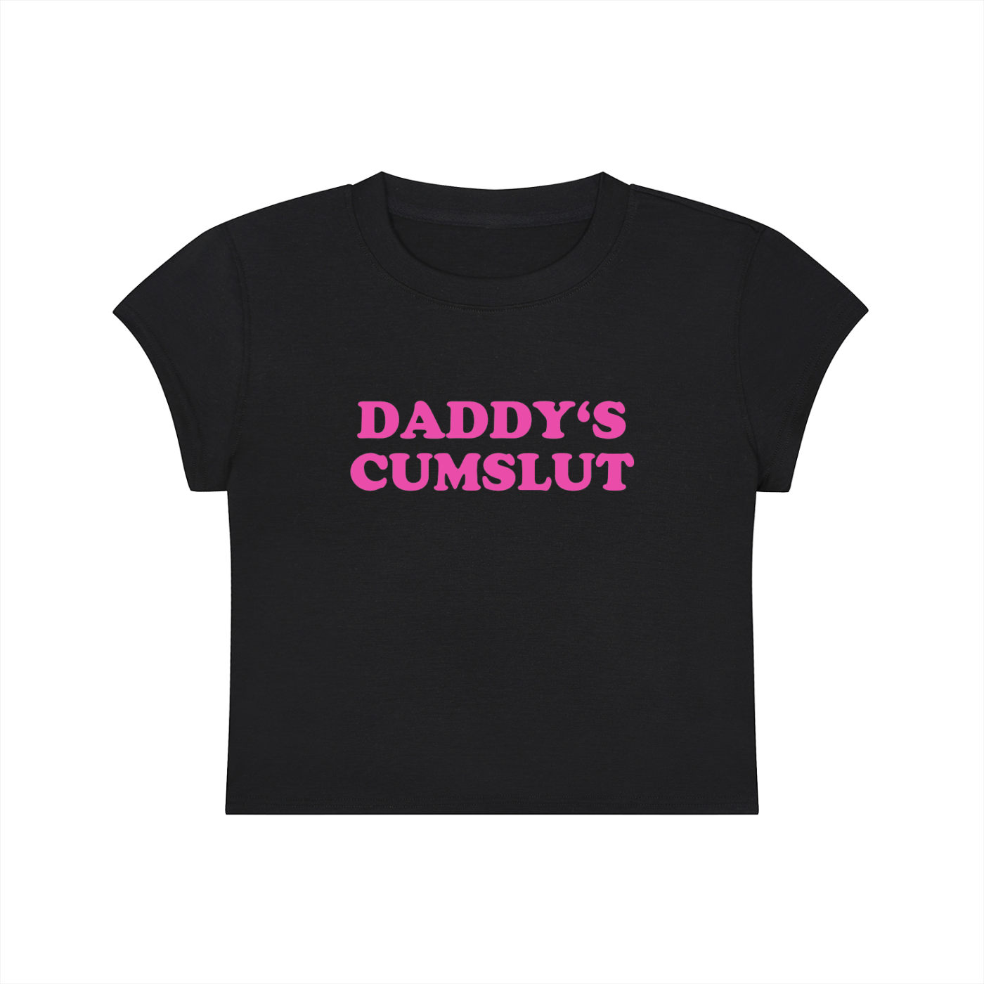 Daddy's Cumslut Cropped T-Shirt