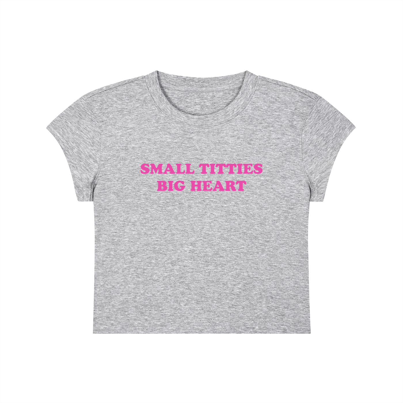 Small Titties Big Heart Cropped T-Shirt
