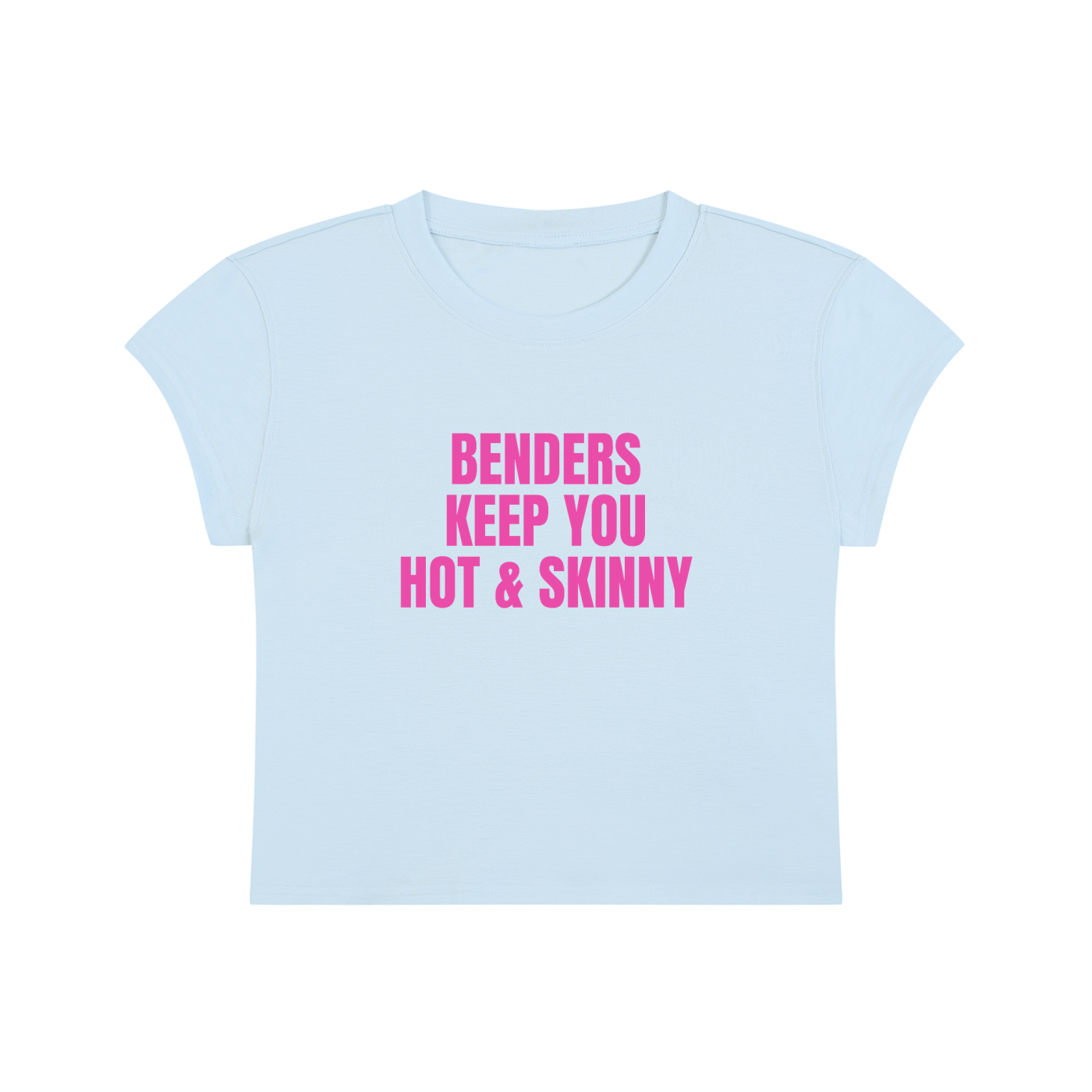 Benders Keep You Hot Andy Skinny Cropped T-Shirt