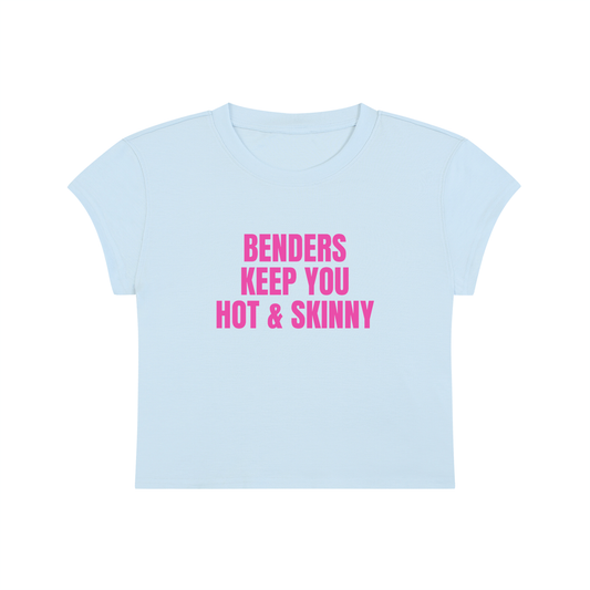 Benders Keep You Hot Andy Skinny Cropped T-Shirt