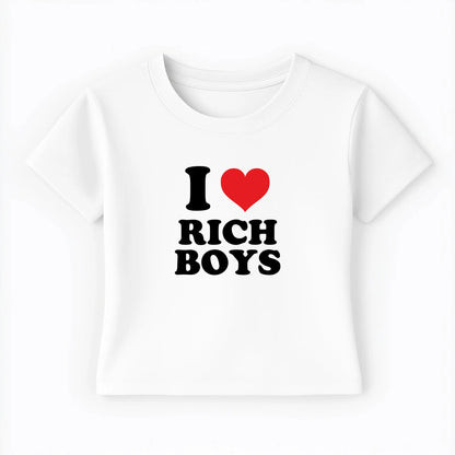 I love rich boys Baby Tee Lolita Sinz Mein Shop