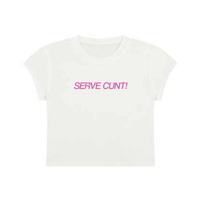 Serve Cunt Cropped T-Shirt