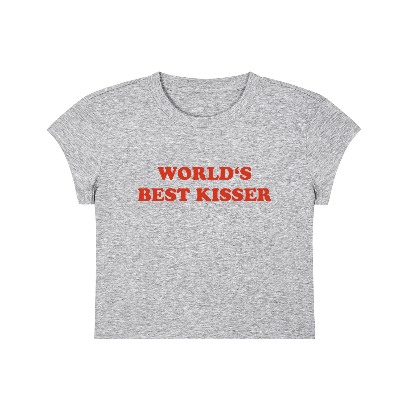 World's Best Kisser Cropped T-Shirt