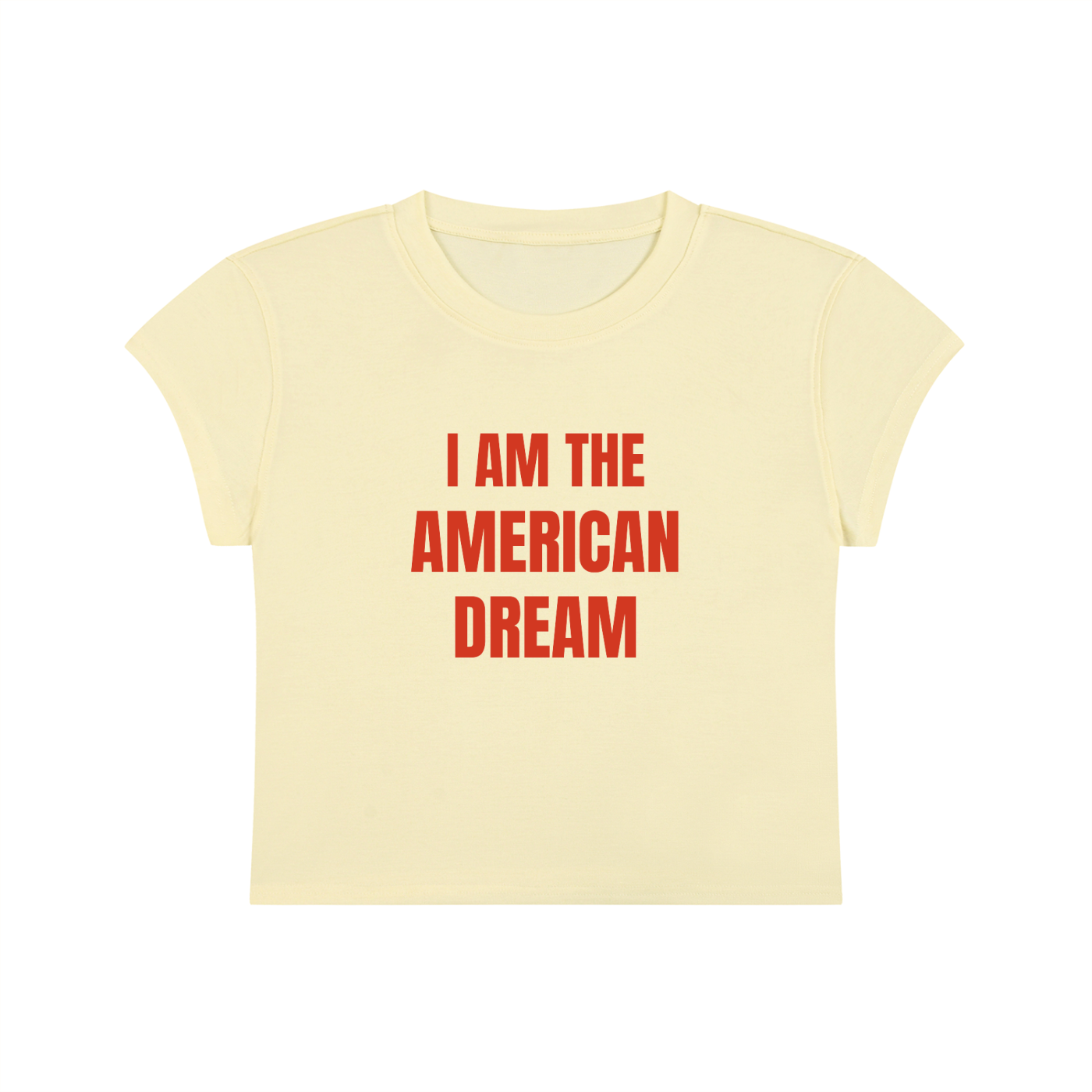 I Am The American Dream Cropped T-Shirt