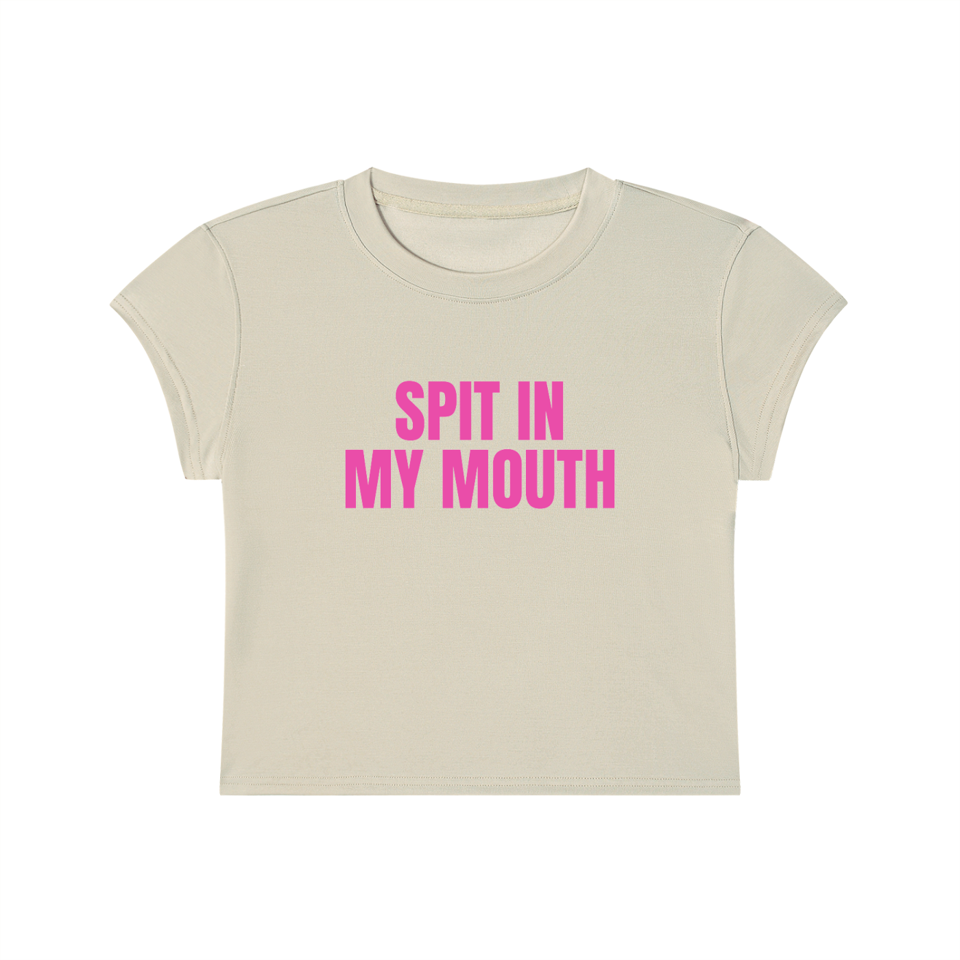 Spit In My Mouth Cropped T-Shirt
